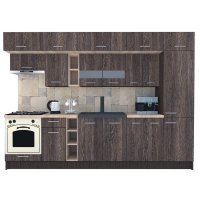 Bucatarie BIGMAR 310 A Wenge / Decor 7648